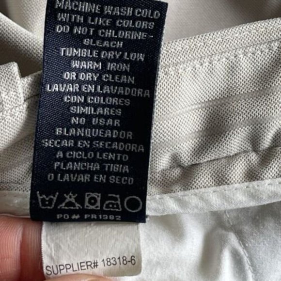 PGA Tour Tech Zone Golf Shorts Mens Size 40 Beige Flat‎ Front Stretch Athletic - Picture 6 of 12